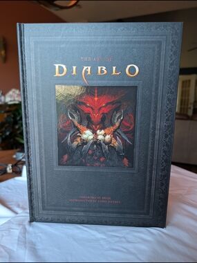 The Art of Diablo, a hardcover art book featuring concept art and sketches